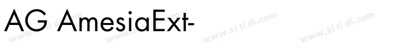AG AmesiaExt字体转换